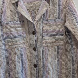 Free People High Tide MultistripeShirt,S